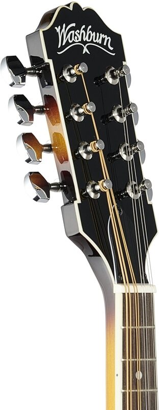 open zoom image for Washburn M1K Acoustic Mandolin, New, Headstock Left Front