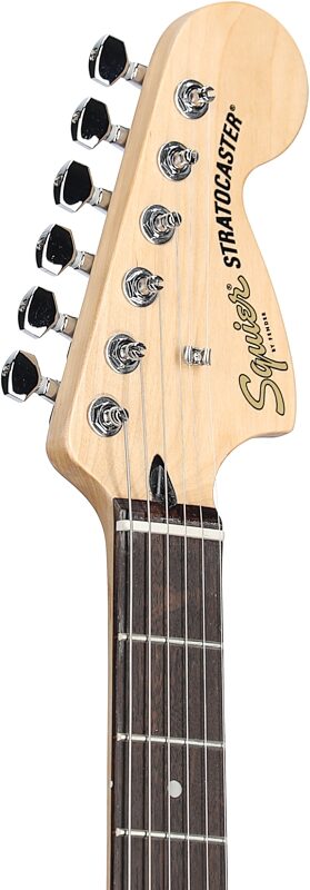 open zoom image for Squier Affinity Strat HSS Electric Guitar Pack, Maple Fingerboard, Charcoal Frost Metallic, Headstock Left Front