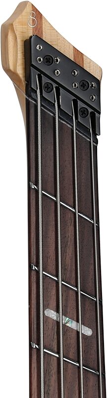 open zoom image for Sire Marcus Miller M6 Headless Electric Bass, 4-String (with Gig Bag), Black, Headstock Left Front