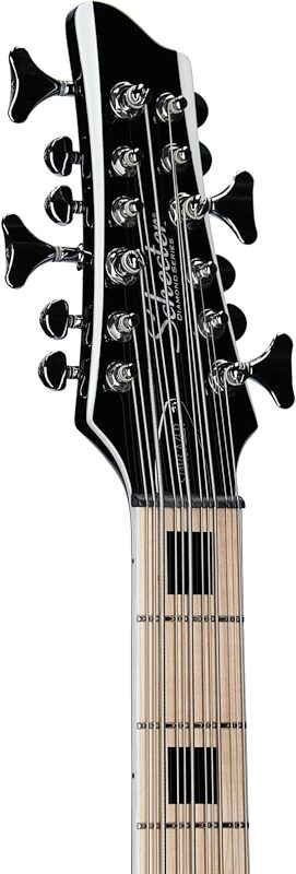 open zoom image for Schecter Stargazer 12 Electric Bass, 12-String, Gloss Black, Headstock Left Front