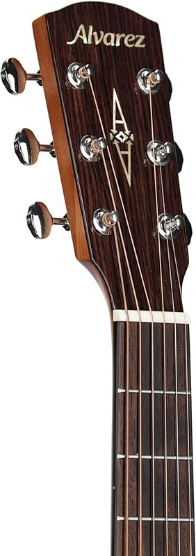 open zoom image for Alvarez Delta 00 Grand Concert Acoustic Guitar, Tobacco Sunburst, Headstock Left Front