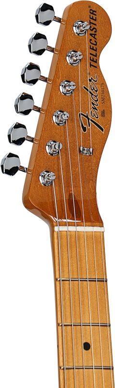open zoom image for Fender Limited Edition Vintera II '60s Telecaster Electric Guitar, Maple Fingerboard (with Gig Bag), Antigua, Headstock Left Front