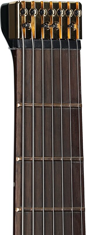 open zoom image for Schecter Synyster Gates 7 Headless Electric Guitar, 7-String, Oak Green Metallic, Headstock Left Front