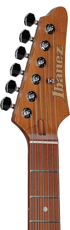 open zoom image for Ibanez AZ24S1F Electric Guitar, Transparent Black Sunburst, Headstock Left Front