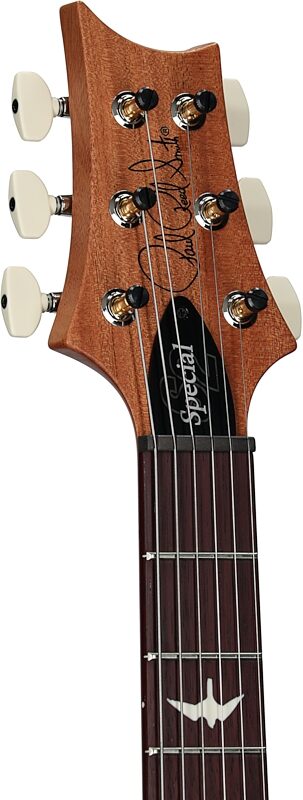 open zoom image for PRS Paul Reed Smith S2 Special Semi-Hollow Reclaimed LTD Electric Guitar (with Gig Bag), Natural, Headstock Left Front