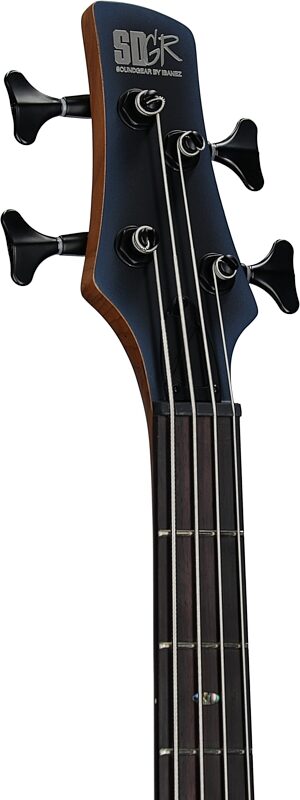 open zoom image for Ibanez SR500N Electric Bass, Midnight Arctic Ocean Matte, Headstock Left Front