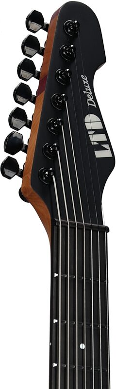 open zoom image for ESP LTD SN1007 Baritone Electric Guitar, Black Blast, Headstock Left Front