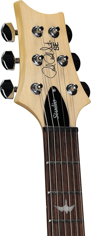 open zoom image for PRS Paul Reed Smith SE Studio Standard Electric Guitar, Rosewood Fingerboard (with Gig Bag), Silvertone Gray, Headstock Left Front