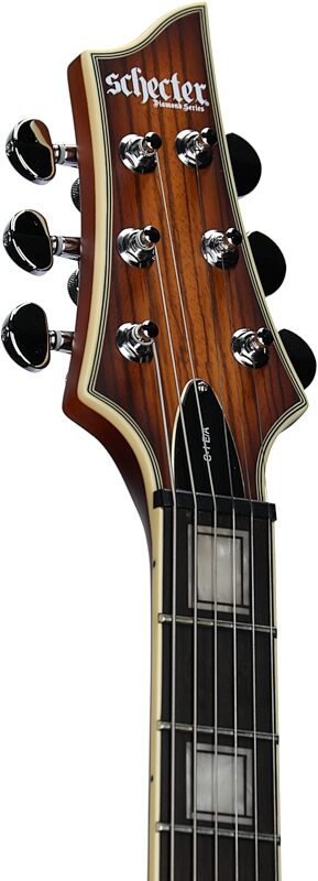 open zoom image for Schecter C-1 EA Classic Electric Guitar, Faded Vintage Sunburst, Headstock Left Front