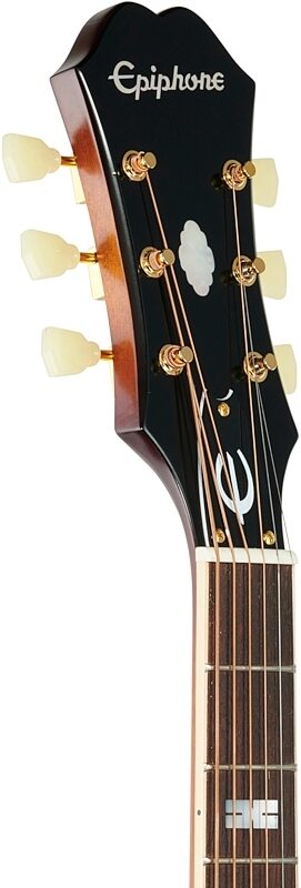 open zoom image for Epiphone Masterbilt Frontier Acoustic-Electric Guitar, Ice Tea Age Gloss, Headstock Left Front