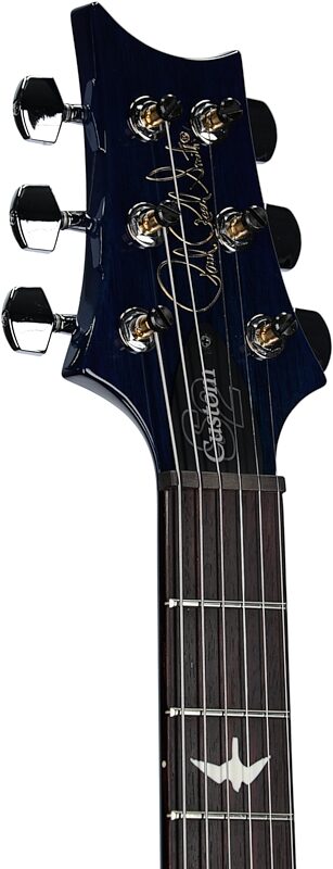 open zoom image for PRS Paul Reed Smith S2 Custom Color 24 Electric Guitar (with Gig Bag), Faded Gray Black Blue Burst, Headstock Left Front