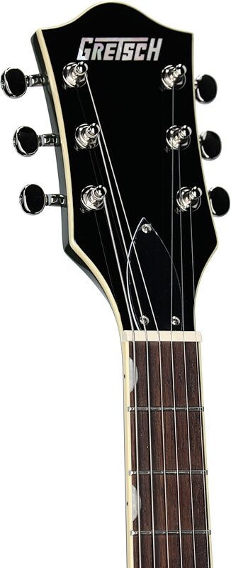 open zoom image for Gretsch G5622 Electromatic Center Block Double-Cut Electric Guitar, Olive Metallic, Headstock Left Front