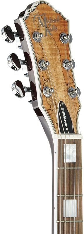 open zoom image for Michael Kelly Hybrid Special Electric Guitar, Pau Ferro Fingerboard, Spalted Maple, Headstock Left Front