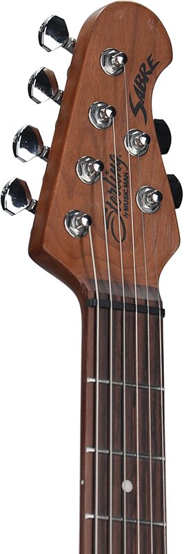 open zoom image for Sterling Sabre Electric Guitar (with Gig Bag), Deep Blue Burst, Rosewood Fretboard, Headstock Left Front