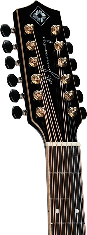 open zoom image for H. Jimenez LGD1-CEBK Guitarra Doble 12-String Guitar (with Case), New, Headstock Left Front