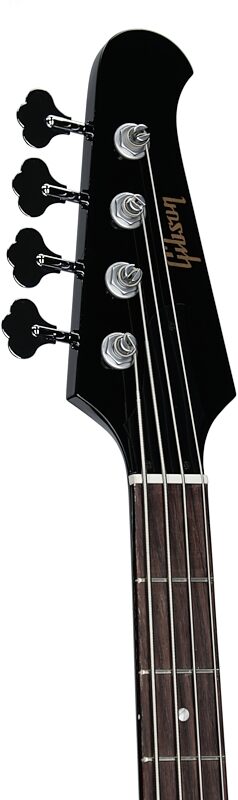 open zoom image for Gibson Thunderbird Electric Bass (with Case), Ebony, Headstock Left Front