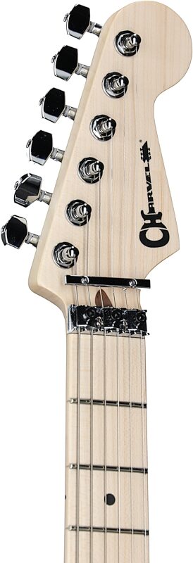 open zoom image for Charvel Pro-Mod Warren DeMartini Snake Electric Guitar, New, Headstock Left Front