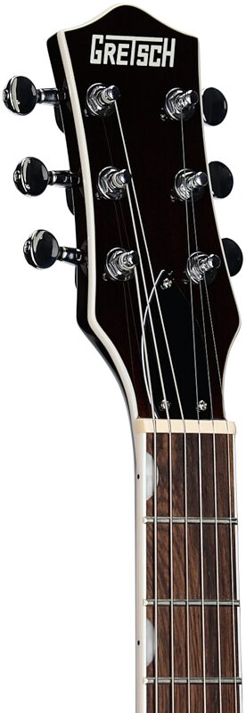 open zoom image for Gretsch G5230T Electromatic Jet FT Electric Guitar, Orange Stain, Headstock Left Front
