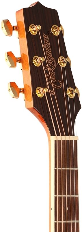 open zoom image for Takamine GN77KCE Acoustic-Electric Guitar, Koa, Natural, Headstock Left Front