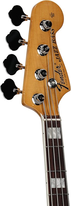 open zoom image for Fender Vintera III Early 70s Jazz Bass Guitar (with Gig Bag), Black, Rosewood Fretboard, Open Box (Very Good), Headstock Left Front
