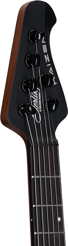 open zoom image for Sterling by Music Man Kaizen Electric Guitar, Stealth Black, Rosewood Fretboard, Headstock Left Front