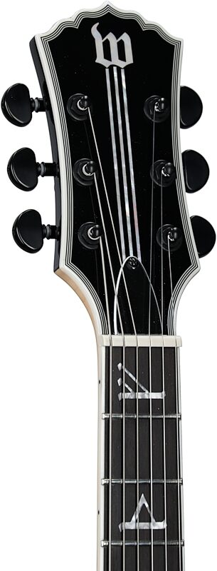 open zoom image for Wylde Audio Goregehn Electric Guitar, Rawtop Buzzsaw, Headstock Left Front
