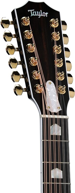 open zoom image for Taylor 657ce Doce Doble Grand Pacific Acoustic-Electric Guitar, 12-String (with Case), Black, Headstock Left Front