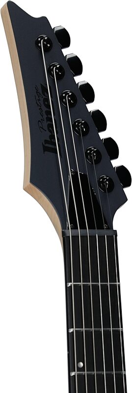 open zoom image for Ibanez RGR5121RB Prestige RGR Electric Guitar (with Case), Gray Metallic Flat, Headstock Left Front