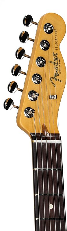open zoom image for Fender American Pro Classic Hotshot Telecaster Electric Guitar, Rosewood Fingerboard (with Gig Bag), Sherwood Green, Open Box (Very Good), Headstock Left Front