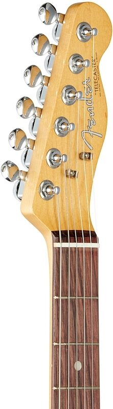 open zoom image for Fender Chrissie Hynde Telecaster Electric Guitar (with Case), Ice Blue Metal, Headstock Left Front
