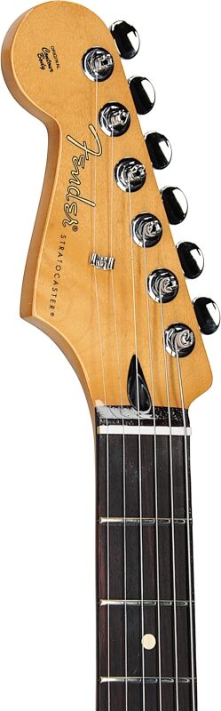open zoom image for Fender Player II Stratocaster Electric Guitar, Left-Handed (with Rosewood Fingerboard), Polar White, Headstock Left Front