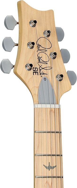 open zoom image for PRS Paul Reed Smith SE Silver Sky Electric Guitar, Left-Handed, Maple Fretboard (with Gig Bag), Moon White, Headstock Left Front