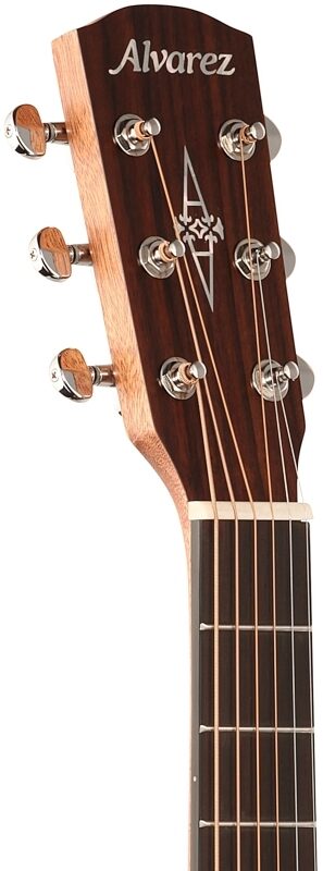 open zoom image for Alvarez Delta DeLite Grand Concert Acoustic Guitar (with Gig Bag), New, Headstock Left Front