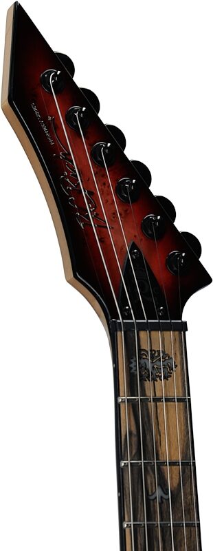 open zoom image for B.C. Rich Shredzilla Prophecy Archtop ET Electric Guitar, Lava, Headstock Left Front