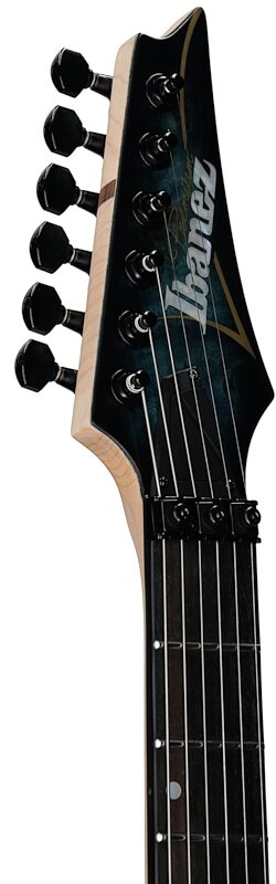 open zoom image for Ibanez RGA20P1PB Premium Electric Guitar (with Gig Bag), Cosmic Blue Burst, Open Box (Very Good), Headstock Left Front
