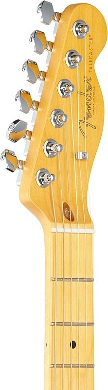 open zoom image for Fender American Professional II Telecaster Electric Guitar, Maple Fingerboard (with Case), Butterscotch Blonde, Headstock Left Front