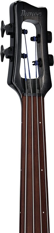 open zoom image for Ibanez Bass Workshop UB804 Upright Bass (with Gig Bag), Black Ice Burst Low Gloss, Headstock Left Front