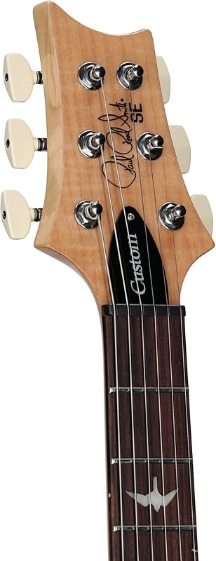 open zoom image for PRS Paul Reed Smith SE Custom 24 Electric Guitar (with Gig Bag), Slate Blue, Headstock Left Front