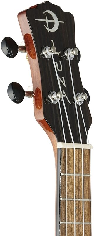 open zoom image for Luna Vista Deer Concert Acoustic-Electric Ukulele (with Gig Bag), New, Headstock Left Front