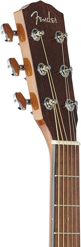 open zoom image for Fender CD-140SCE Dreadnought Acoustic-Electric Guitar, with Walnut Fingerboard (and Case), Natural, Headstock Left Front