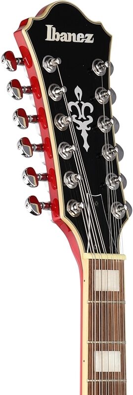 open zoom image for Ibanez Artcore AS7312 Electric Guitar, 12-String, Transparent Cherry Red, Open Box (Very Good), Headstock Left Front