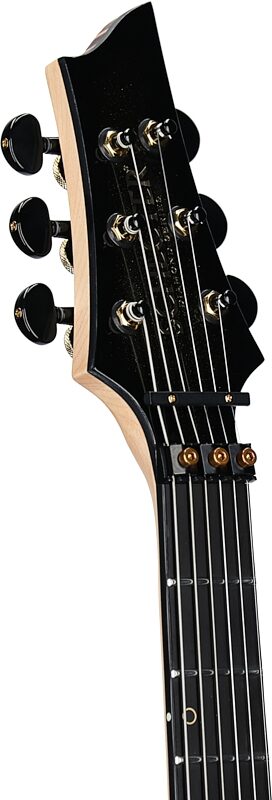 open zoom image for Schecter C-1 FR-S 50th Anniversary Electric Guitar, Gold Burst, Open Box (Very Good), Headstock Left Front