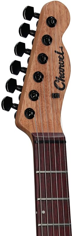 open zoom image for Charvel Standard Series SD2 HH HT Electric Guitar, Gloss Black, Open Box (Good), Headstock Left Front