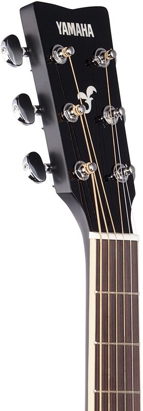 open zoom image for Yamaha FG-TA Dreadnought TransAcoustic Acoustic-Electric Guitar, Black, Headstock Left Front
