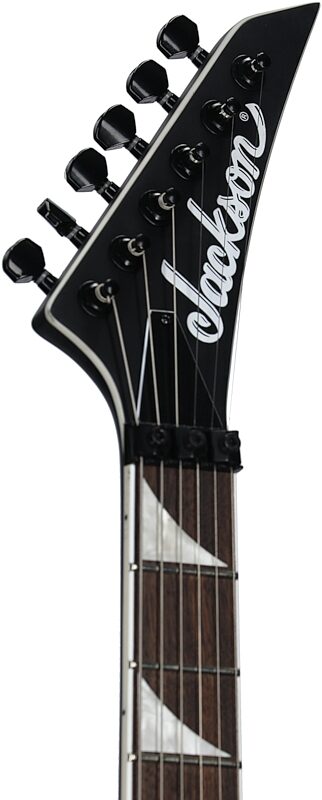 open zoom image for Jackson X Series Warrior WRX24 Electric Guitar, Satin Black, Headstock Left Front