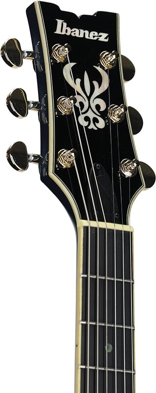 open zoom image for Ibanez Artcore Expressionist AMH90 Electric Guitar, Prussian Blue, Headstock Left Front