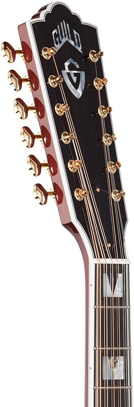 open zoom image for Guild F-512E Acoustic-Electric Guitar, 12-String (with Case), Natural, Headstock Left Front