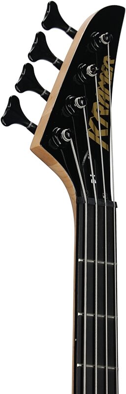 open zoom image for Kramer Disciple D1 Modern Collection Electric Bass, Ebony, Headstock Left Front