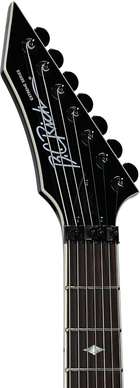 open zoom image for B.C. Rich Ironbird Extreme MK2 Electric Guitar, 7-String, Black, Headstock Left Front