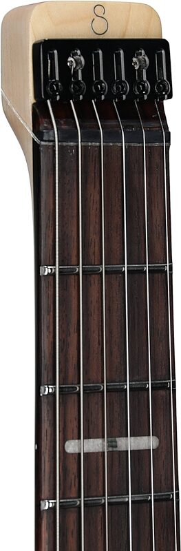 open zoom image for Sire Larry Carlton X6 Headless Electric Guitar (with Gig Bag), Black Satin, Headstock Left Front